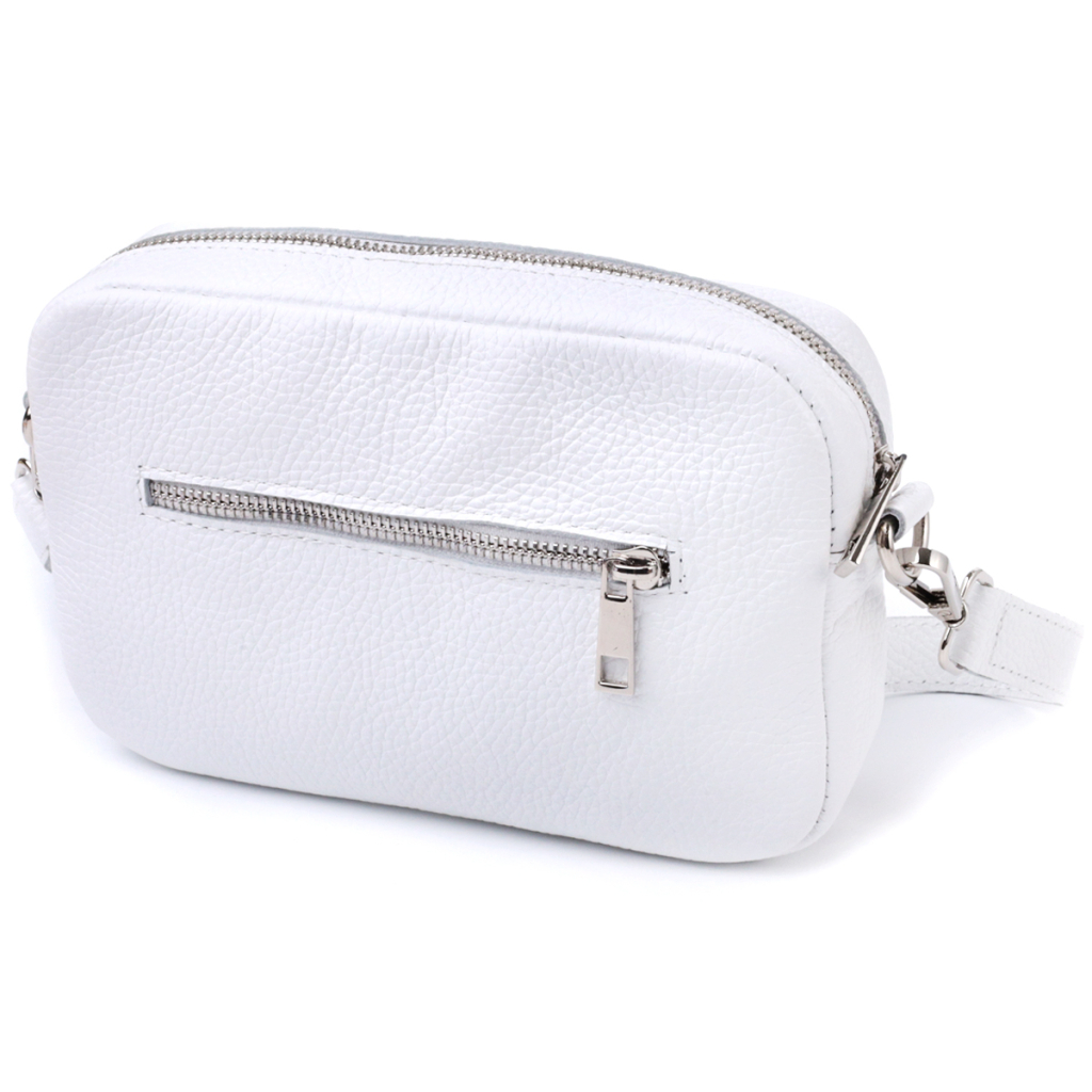 Сумка Shvigel З натуральної шкіри Біла (22840) - зображення 2