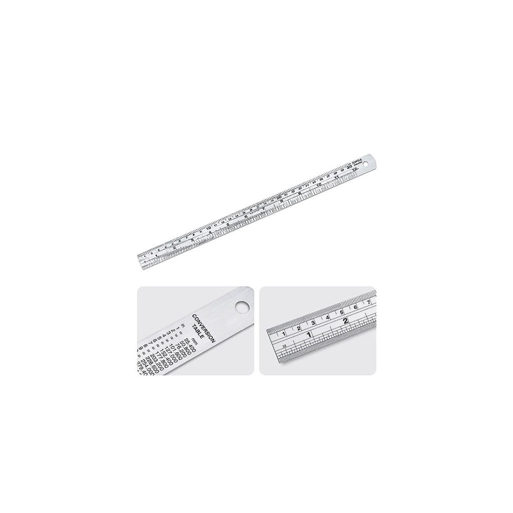 Лінійка будівельна Toptul 1м з нержавіючої сталі (IABA1000) - зображення 2