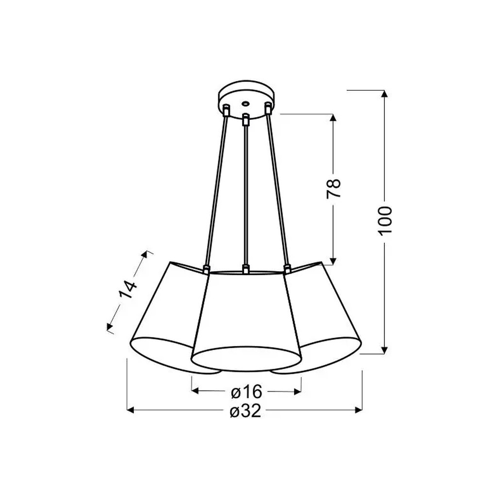 Люстра Candellux RIVER (33-62932) - зображення 2