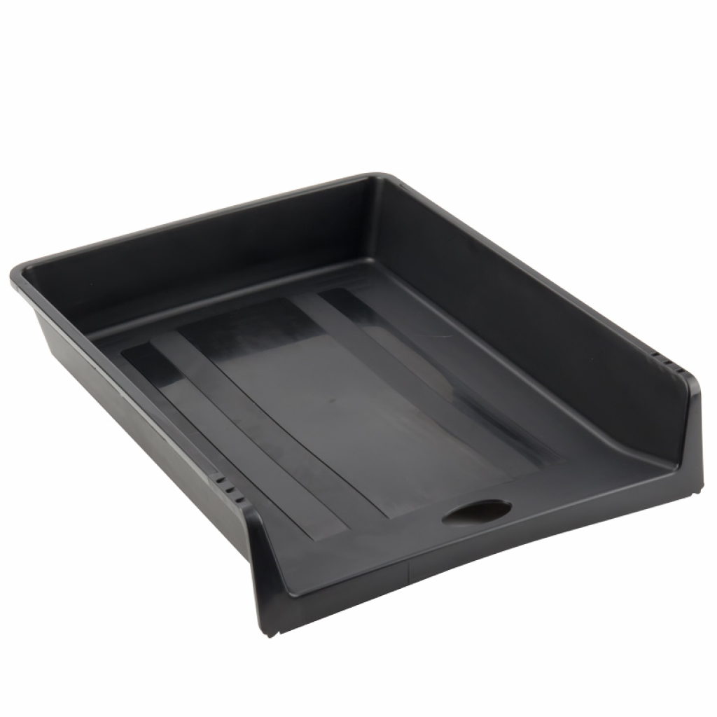 Лоток для паперів Delta by Axent горизонтальний Standard 60х260х340 мм Чорний (D4013-01) - изображение 1