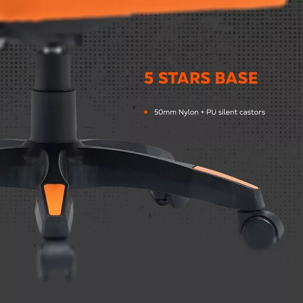 Крісло ігрове Canyon Wave MCH02 Mesh Black/Orange (CNE-MCH02) - зображення 12