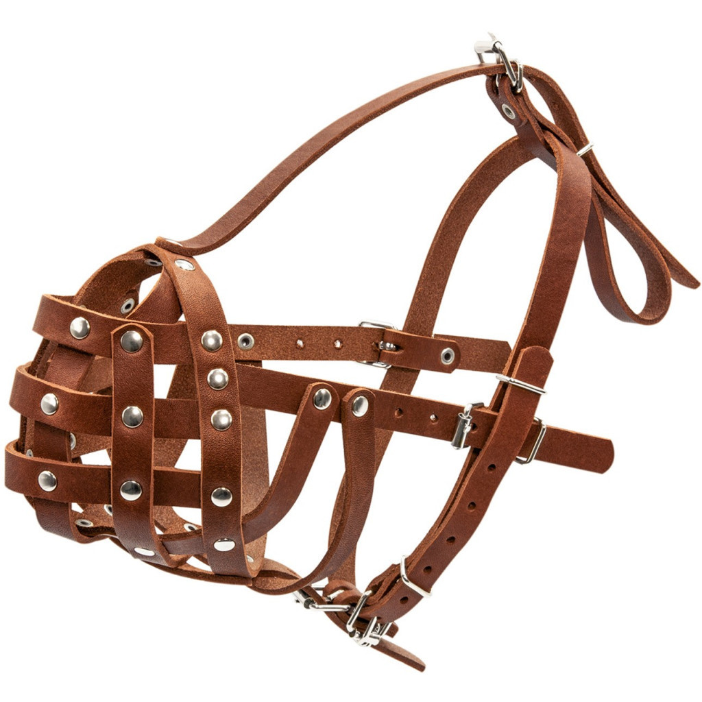 Намордник для собак Collar твердий (боксер великий) коричневий (05996) - зображення 2