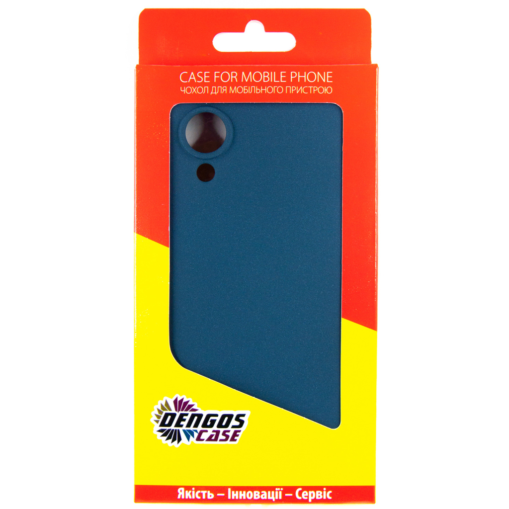 Чохол до мобільного телефона Dengos Carbon Oppo A17K (blue) (DG-TPU-CRBN-168) - зображення 5