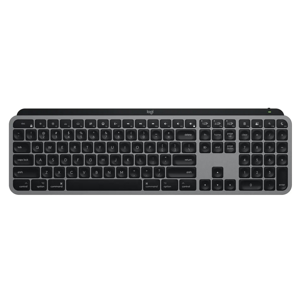 Клавіатура Logitech MX Keys S для MAC Bluetooth/Wireless UA Space Grey (920-011637) - зображення 1