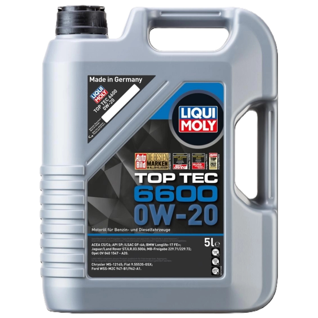 Моторна олива Liqui Moly Top Tec 6600 0W-20 5л. (21411) - зображення 1
