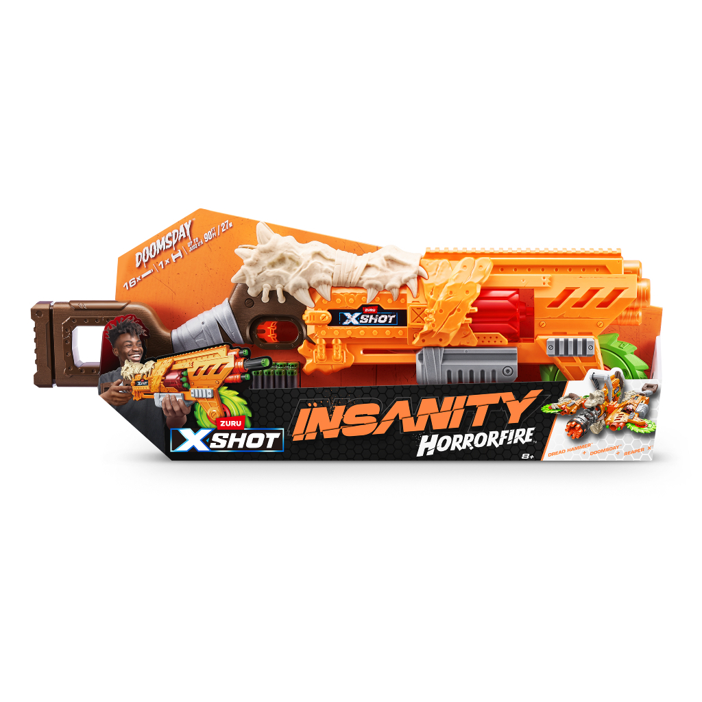 Іграшкова зброя Zuru Бластер X-Shot Insanity horrorfire Doomsday (36732) - изображение 10