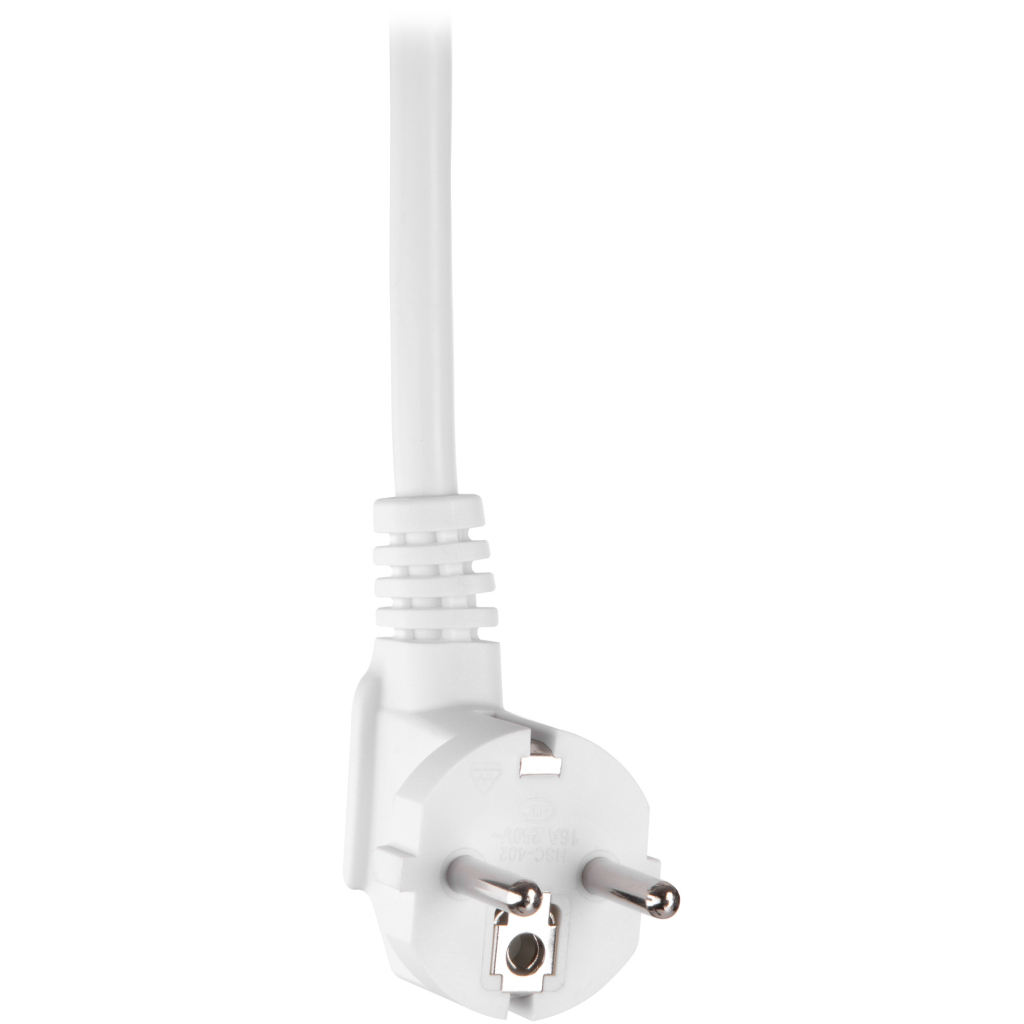 Мережевий фільтр живлення 2E 5XSchuko, 3G*1.5мм, 3*USB-A, 2м, white (2E-SP515M2USBWH) - зображення 5