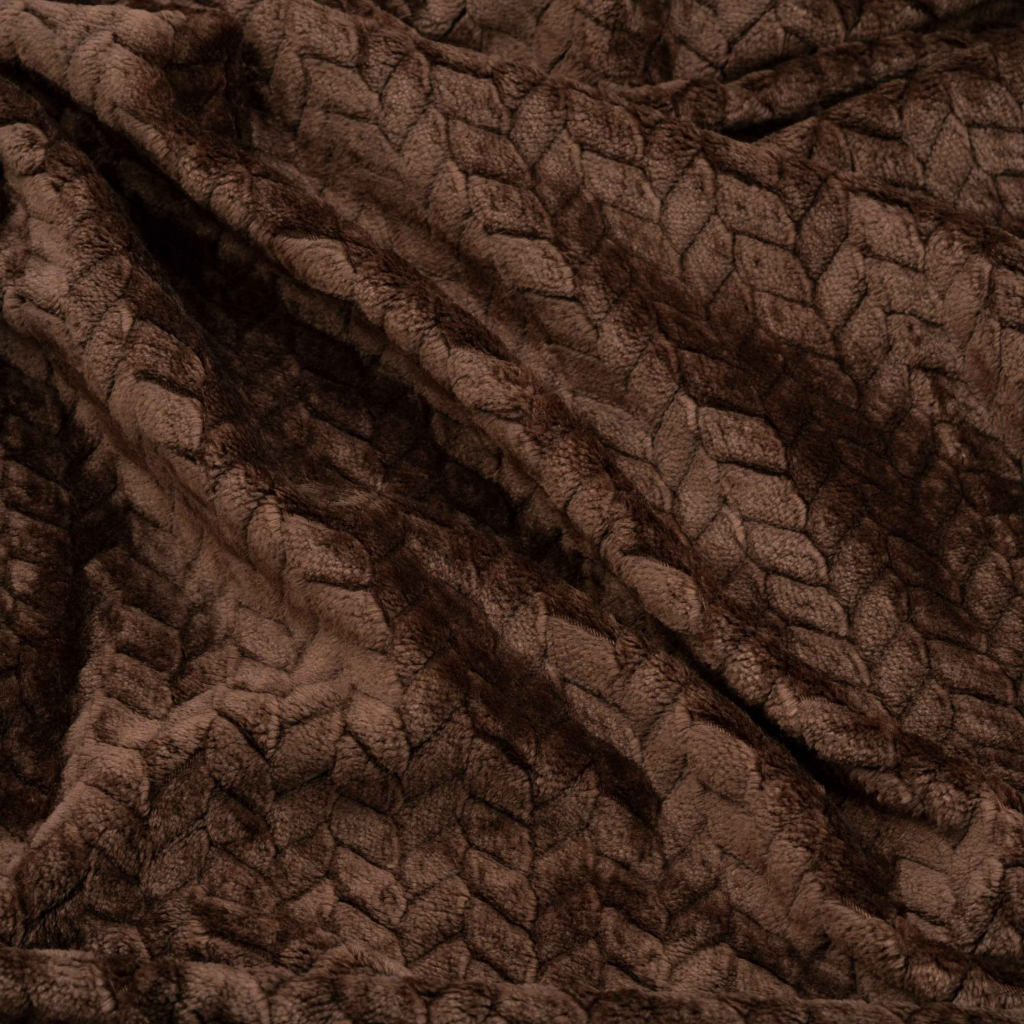 Плед Ardesto Jacquard Braid 200х220см, 100% поліестер, коричневий (ART0206JB) - зображення 3