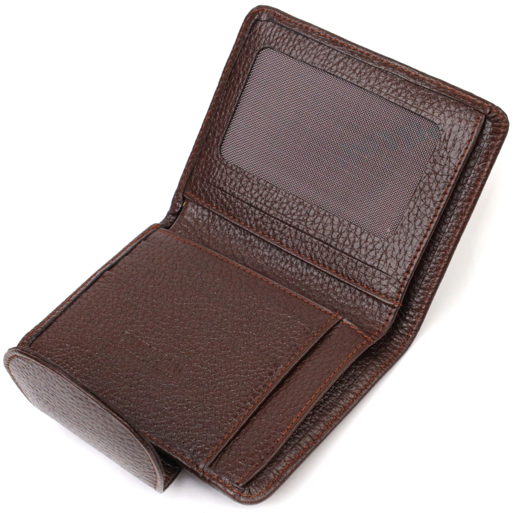 Портмоне Canpellini З натуральної шкіри Коричневе (21808) - зображення 6