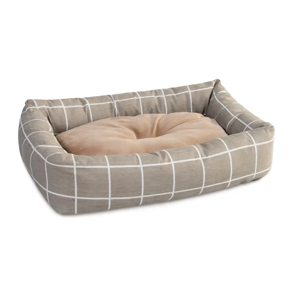 Лежак для тварин Природа Buddy 50х40х12 см (бежевий) (4823082430697) - зображення 1