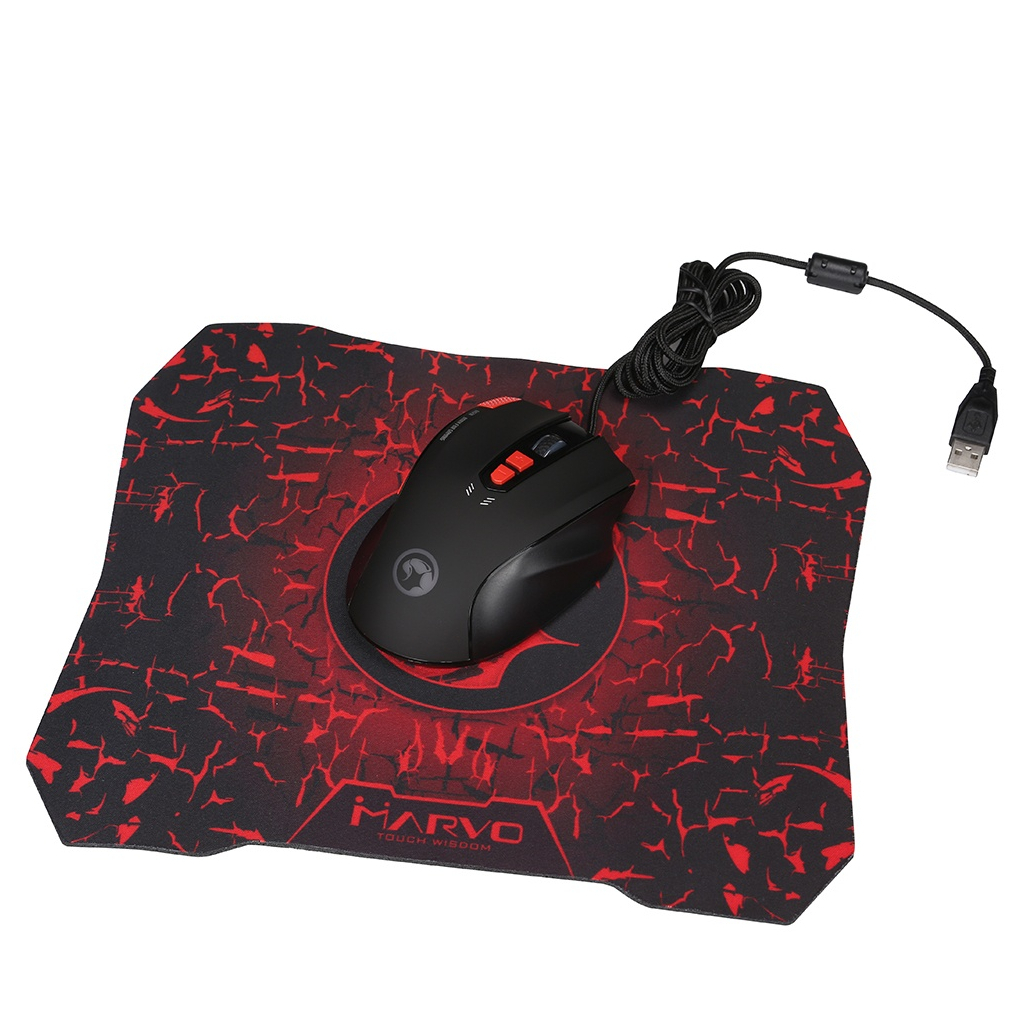 Мишка Marvo G928+G1 USB Black - зображення 6