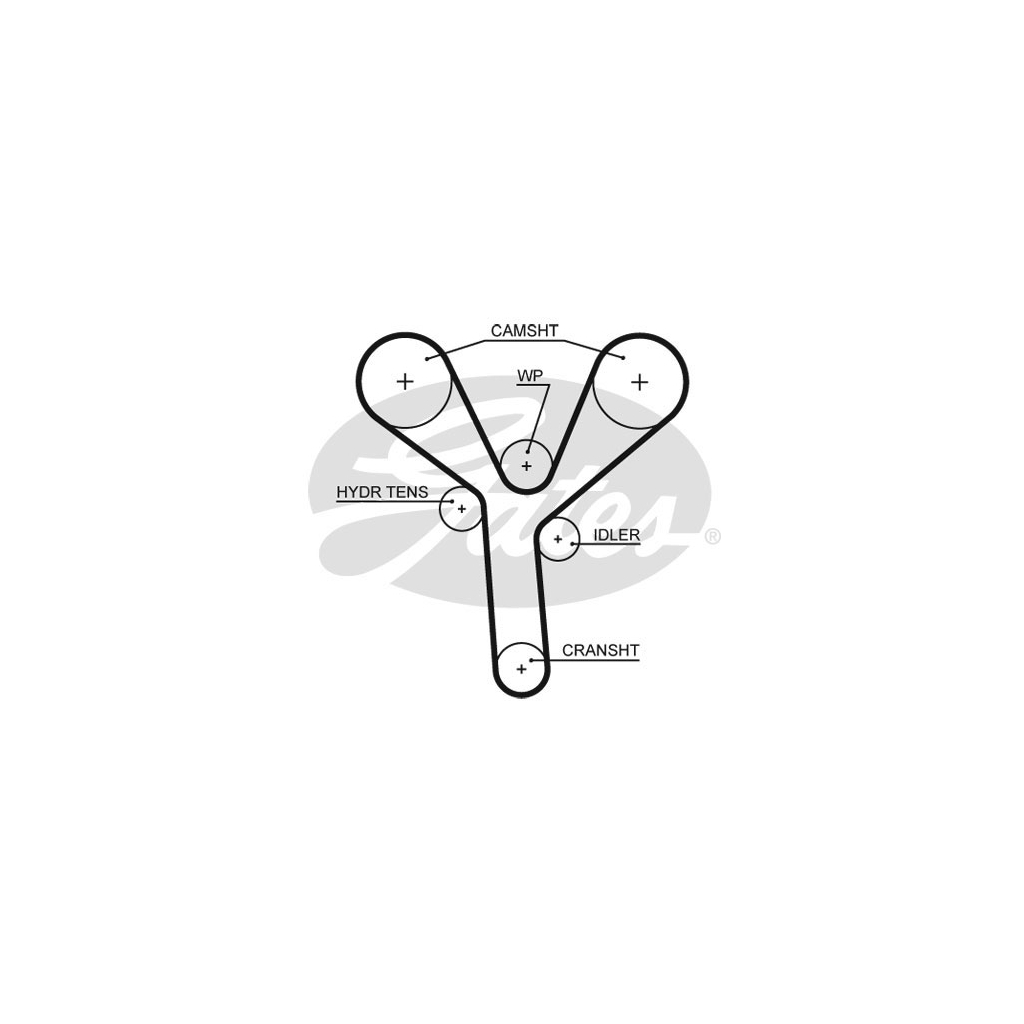 Ремінь ГРМ Gates 5660XS - зображення 1