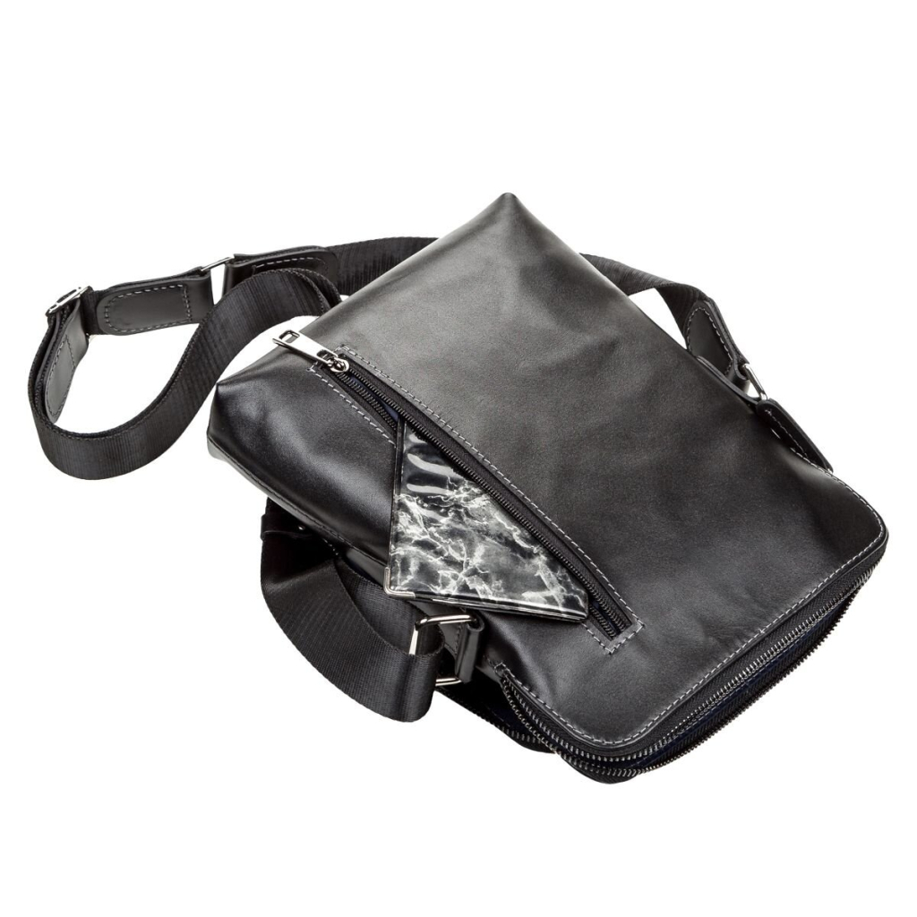 Сумка Shvigel Шкіряна Чорна (11101) - зображення 7