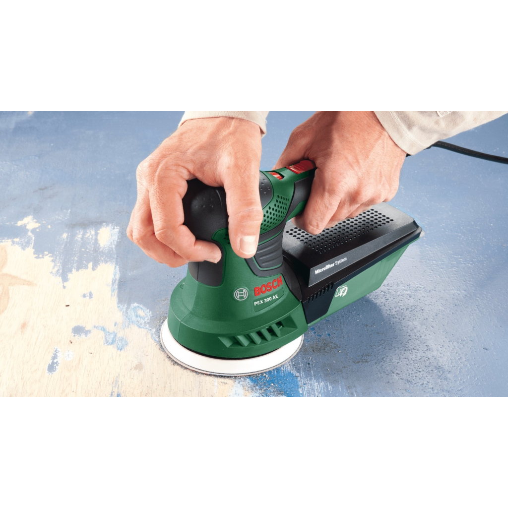 Шліфувальна машина Bosch PEX 300 AE 200W, 125мм 4000-24000об/хв, 1.5кг (0.603.3A3.000) - зображення 7