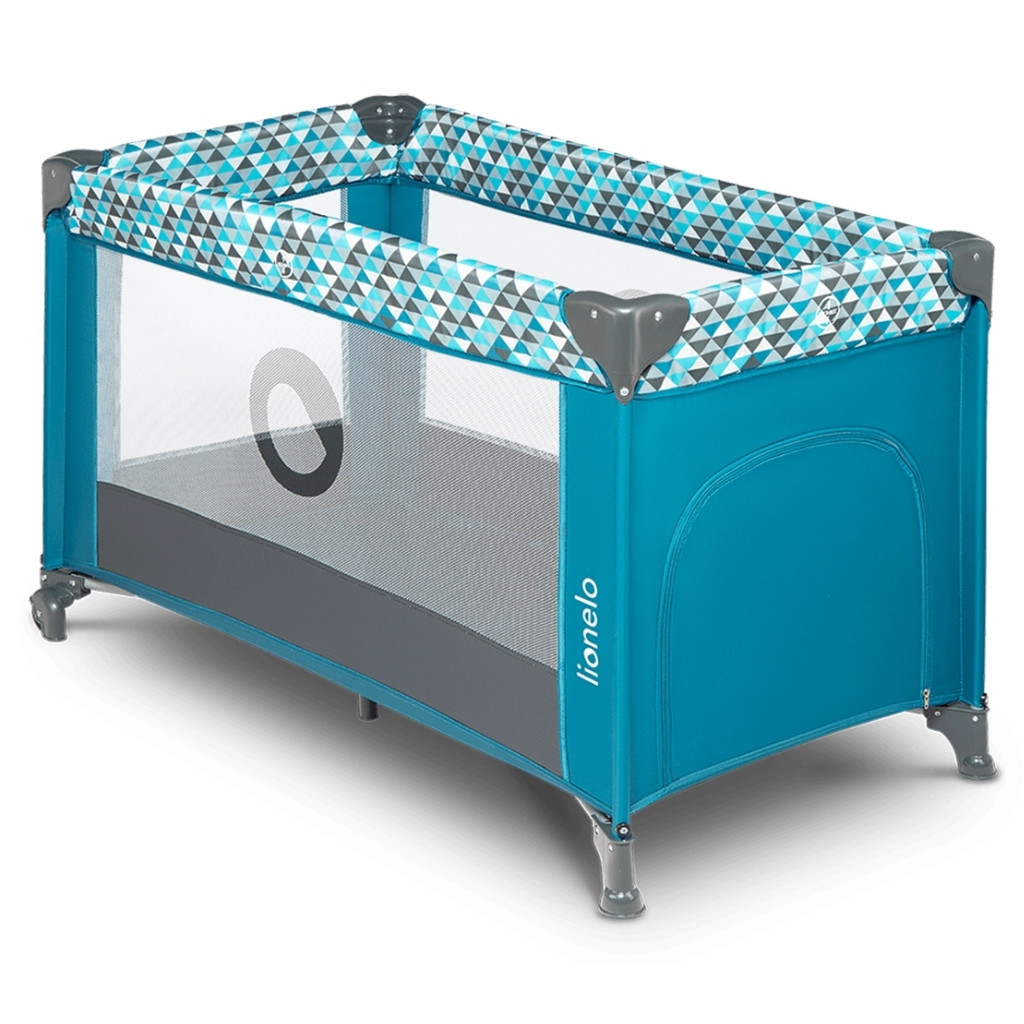 Дитячий манеж Lionelo Stefi Green Turquoise (LO-STEFI GREEN TURQUOISE) - зображення 1