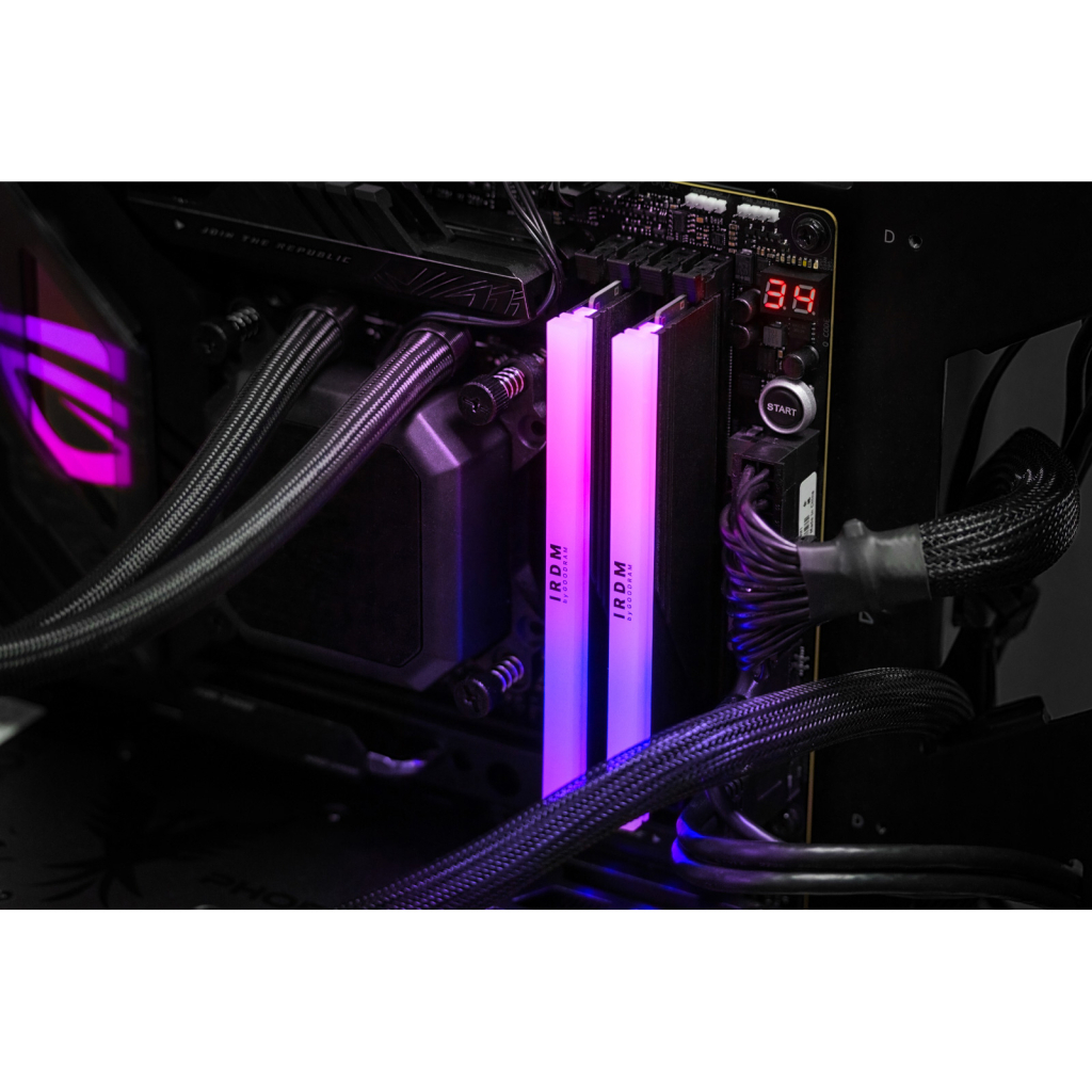 Модуль пам'яті для комп'ютера DDR5 32GB (2x16GB) 6000 MHz IRDM RGB Black Goodram (IRG-60D5L30S/32GDC) - зображення 6