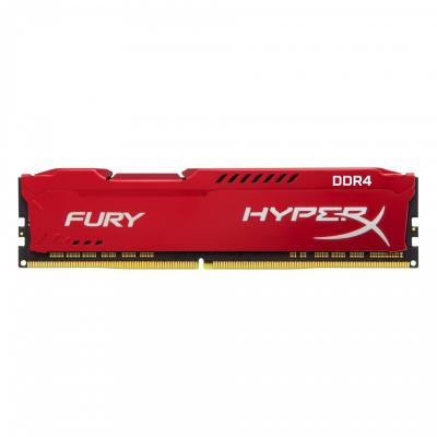 Модуль пам'яті для комп'ютера DDR4 8GB 2133 MHz HyperX FURY Red Kingston Fury (ex.HyperX) (HX421C14FR2/8) - зображення 1
