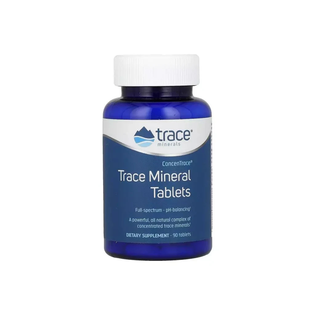 Мінерали Trace Minerals Концентрированные Микроэлементы, ConcenTrace, 90 таблеток (TMR-00105) - зображення 1