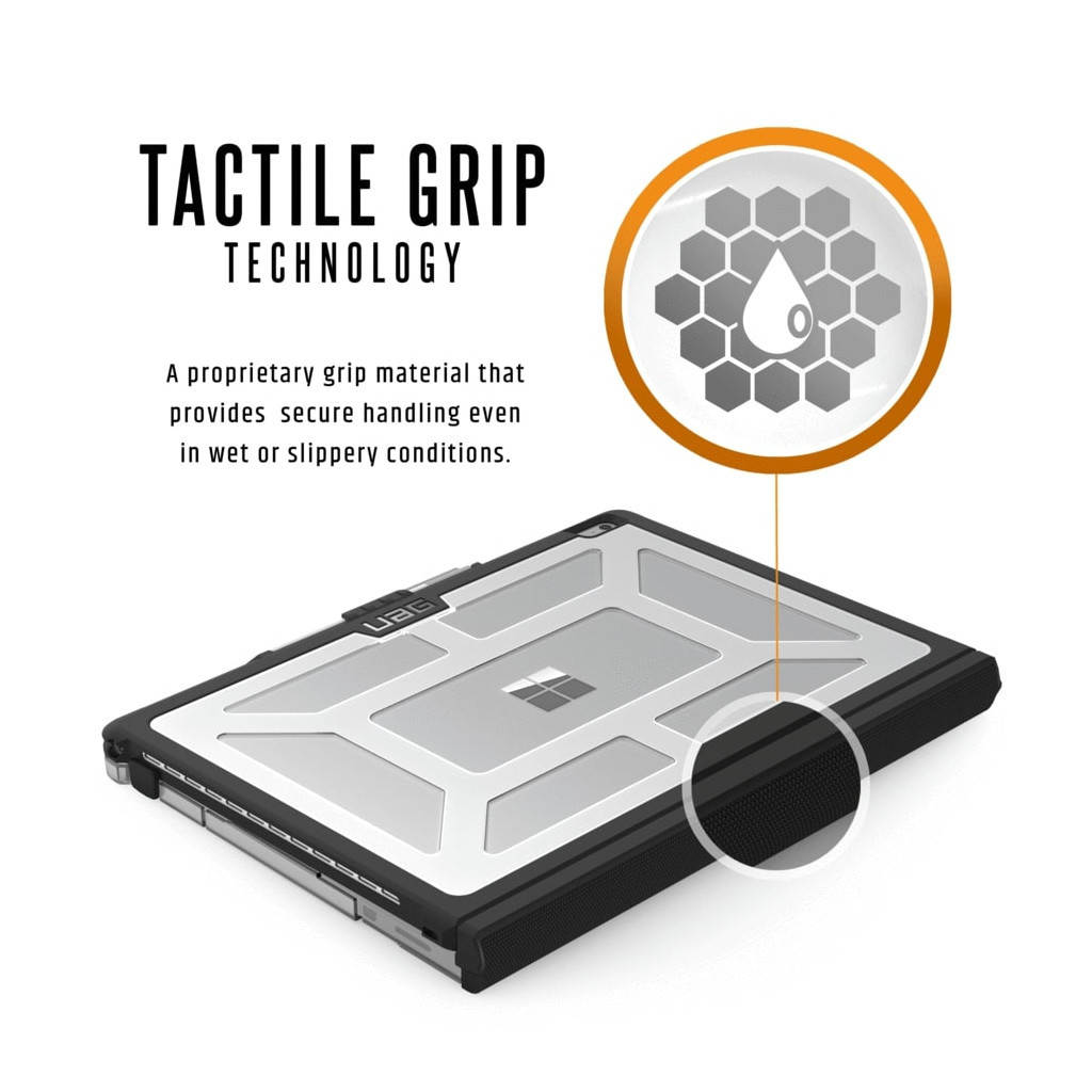Чохол до ноутбука UAG 13.5" Microsoft Surface Book Plasma, Ice (SFBKUNIV-L-IC) - зображення 3