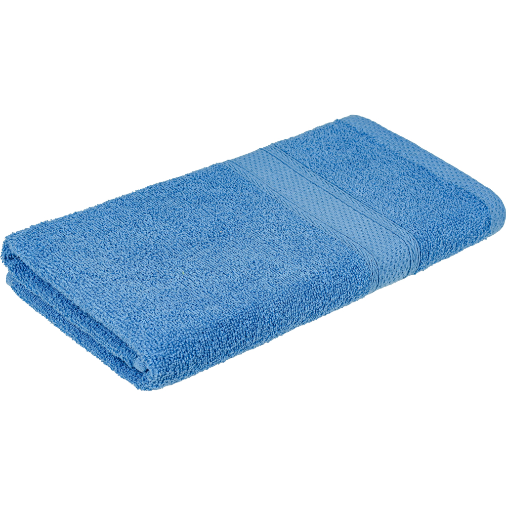 Рушник Home Line махровий бордюрний (блакитний) 400 гр/м2, 70х140 см (181823) - изображение 1