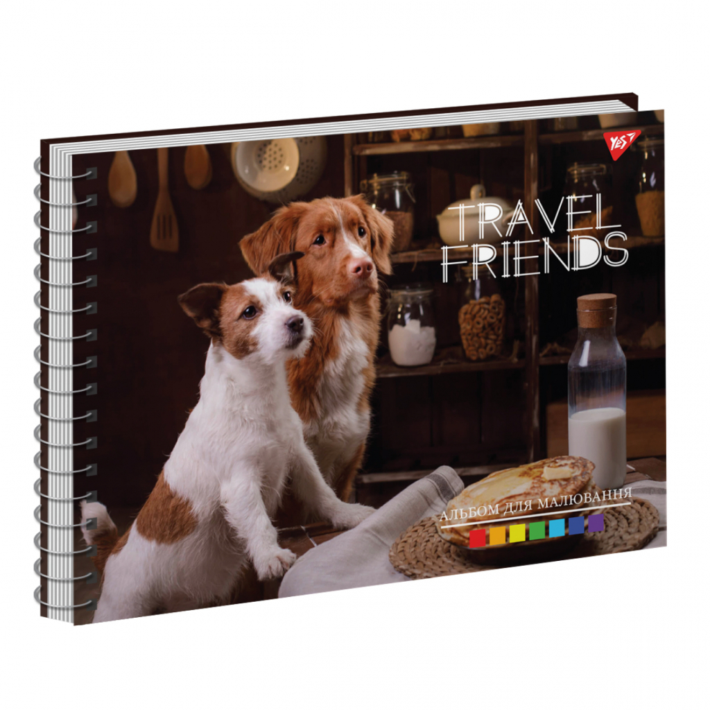 Альбом для малювання Yes А4 30 Спіраль Travel friends (130571) - зображення 3