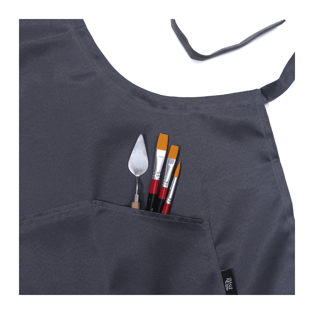 Фартух для творчості Rosa дорослий, 76*70см, асфальт, грета (4823098541714) - изображение 3