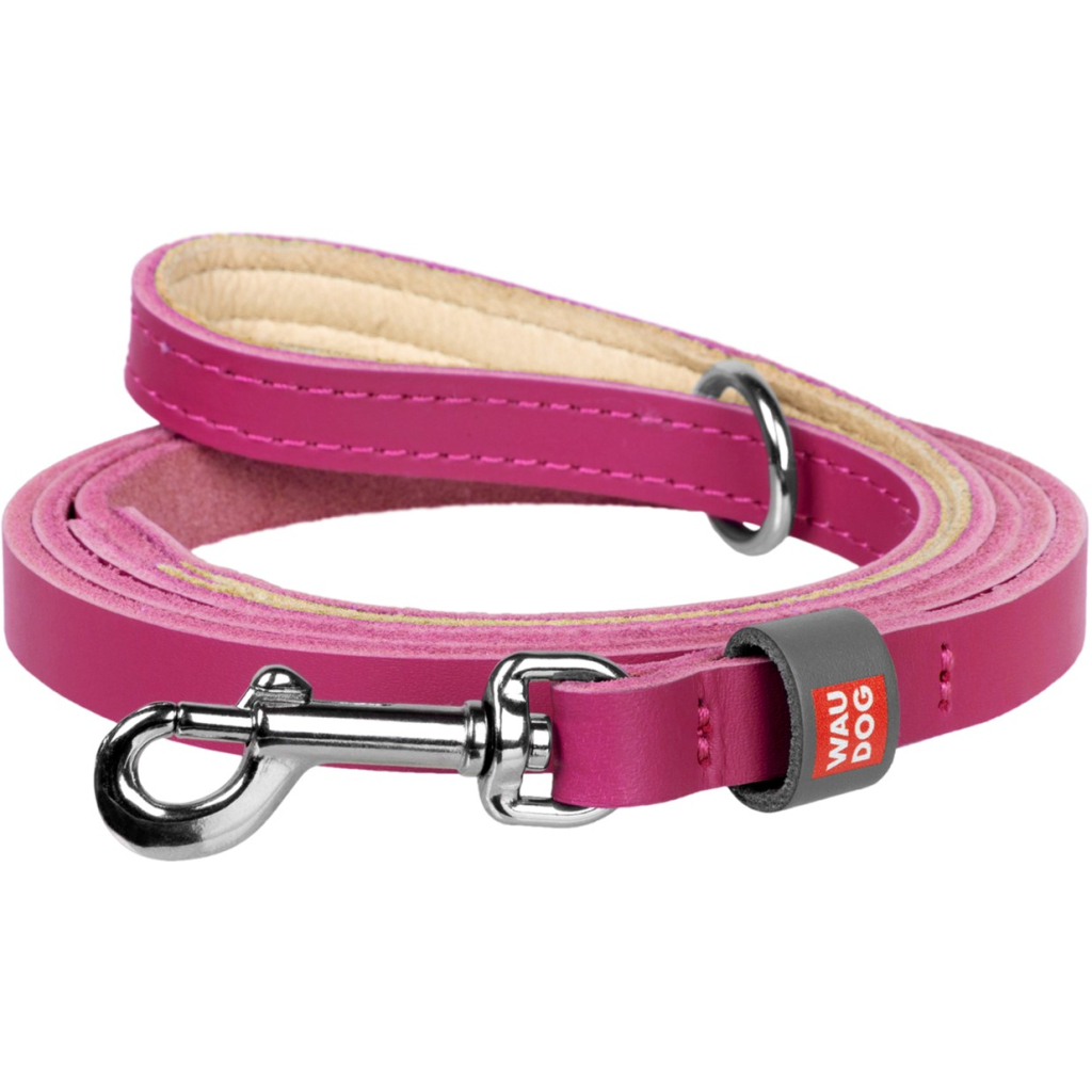 Повідець для котів WAUDOG Classic XXS-XS Ш 12 мм Д 122 см рожевий (60327) - зображення 1