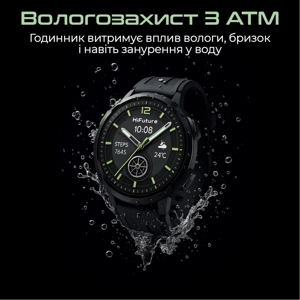 Смарт-годинник HiFuture mix 3 black (mix3.black) - зображення 4