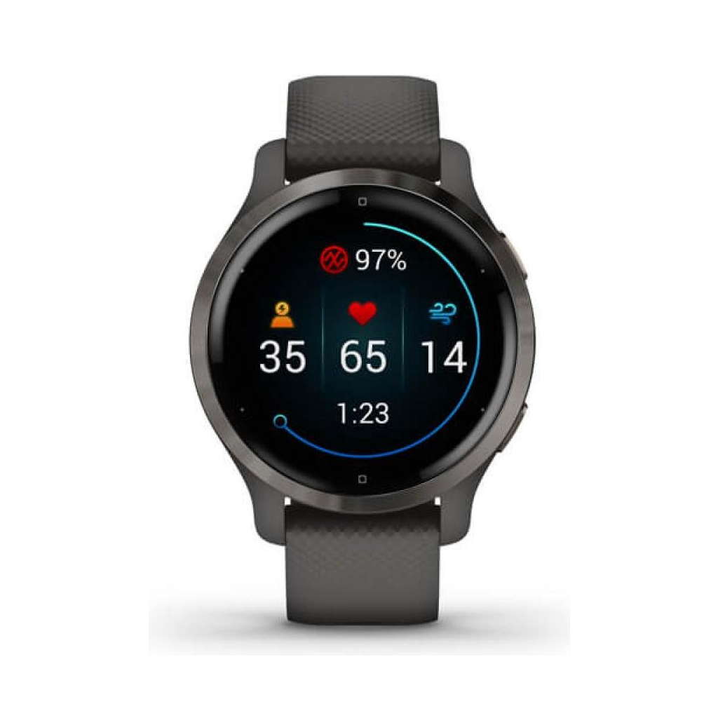 Смарт-годинник Garmin Venu 2S, Grey + Slate (010-02429-10) - зображення 7