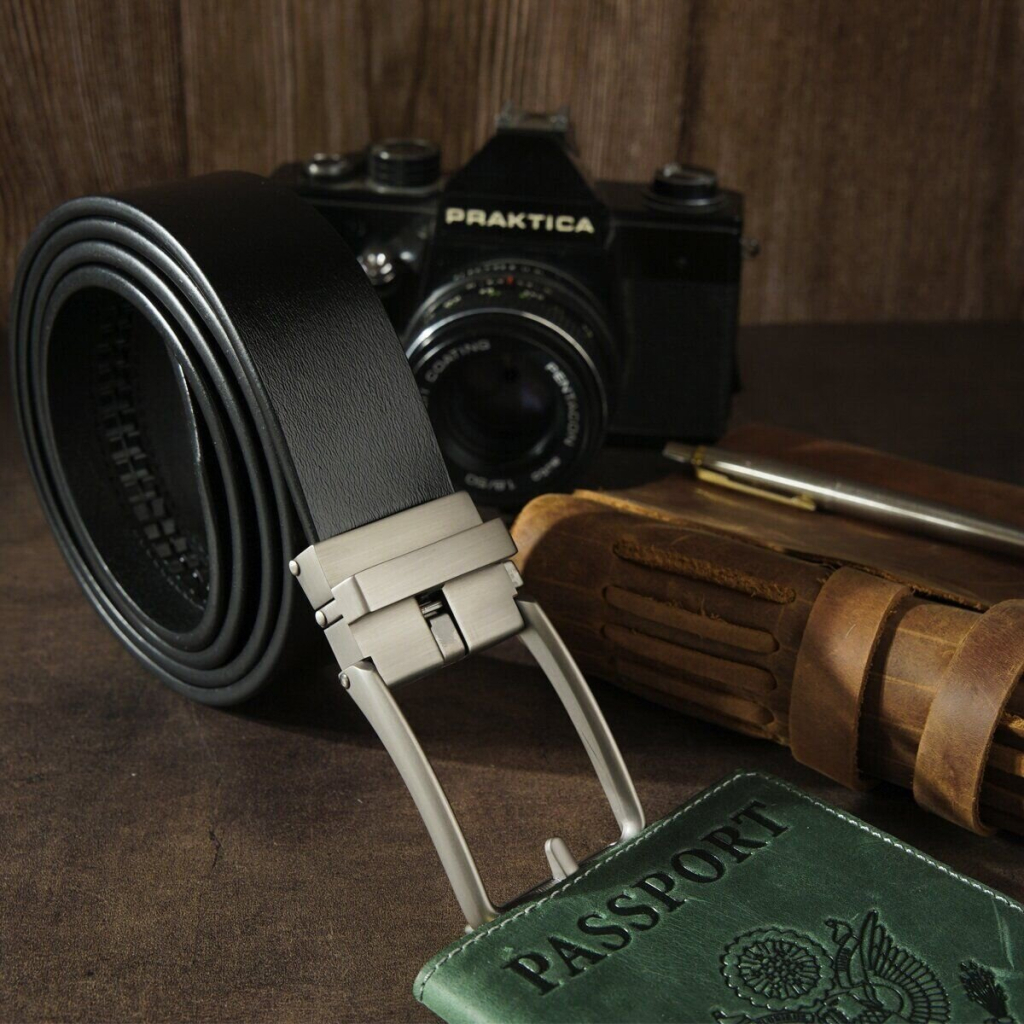 Ремінь Vintage Чоловічий Чорний (20268) - зображення 7