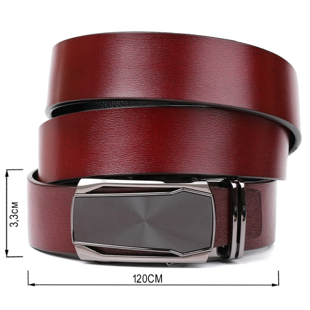 Ремінь Vintage З натуральної шкіри зі шкіряною вставкою в пряжці Коричневий (20216) - зображення 3