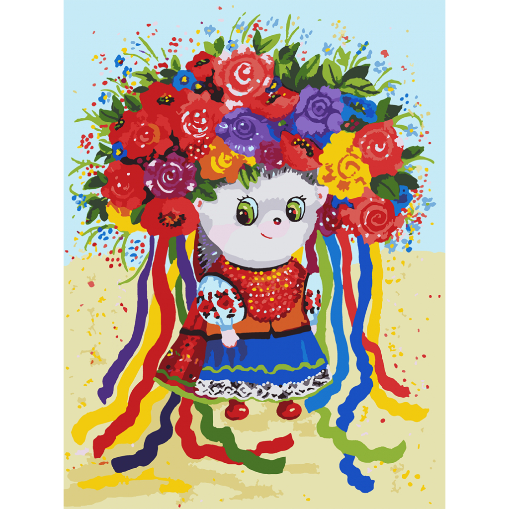 Картина по номерам Santi Україночка 30*40 см (954409) - зображення 1