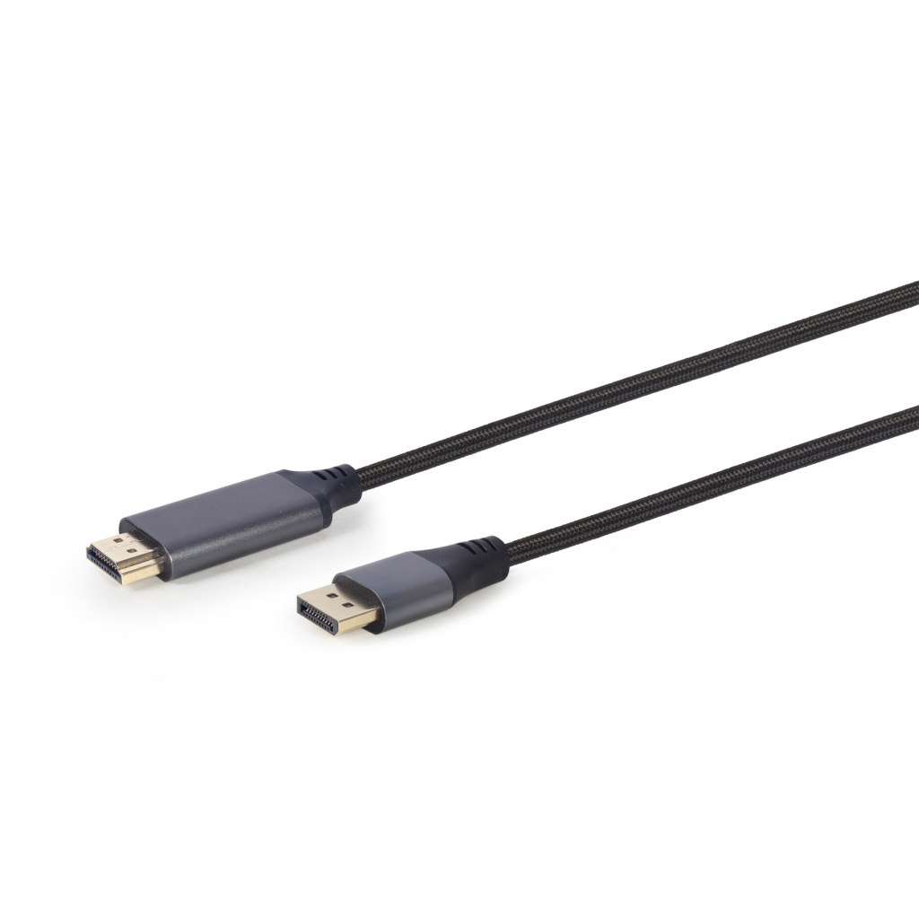 Кабель мультимедійний DisplayPort to HDMI 1.8m 4K 60Hz Cablexpert (CC-DP-HDMI-4K-6) - зображення 2