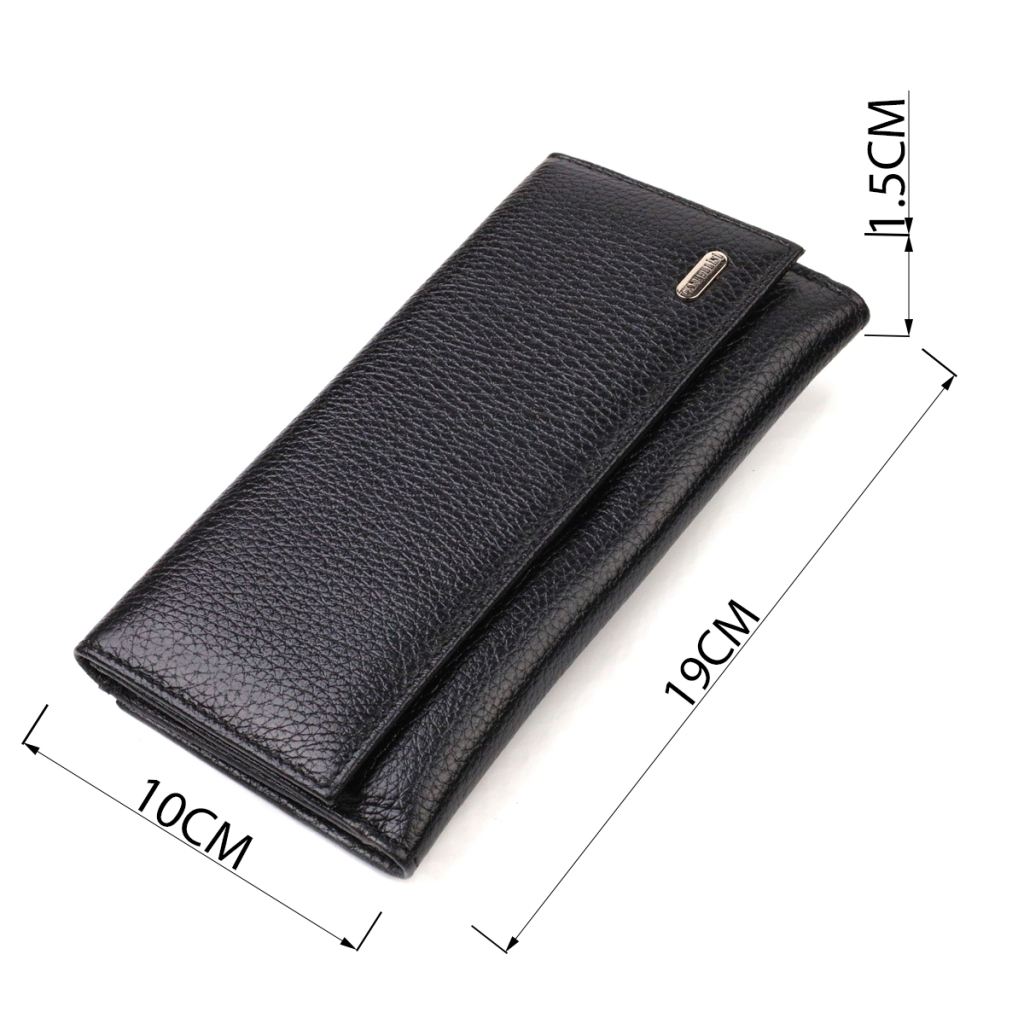 Портмоне Canpellini Унісекс з натуральної шкіри Чорне (21856) - зображення 3