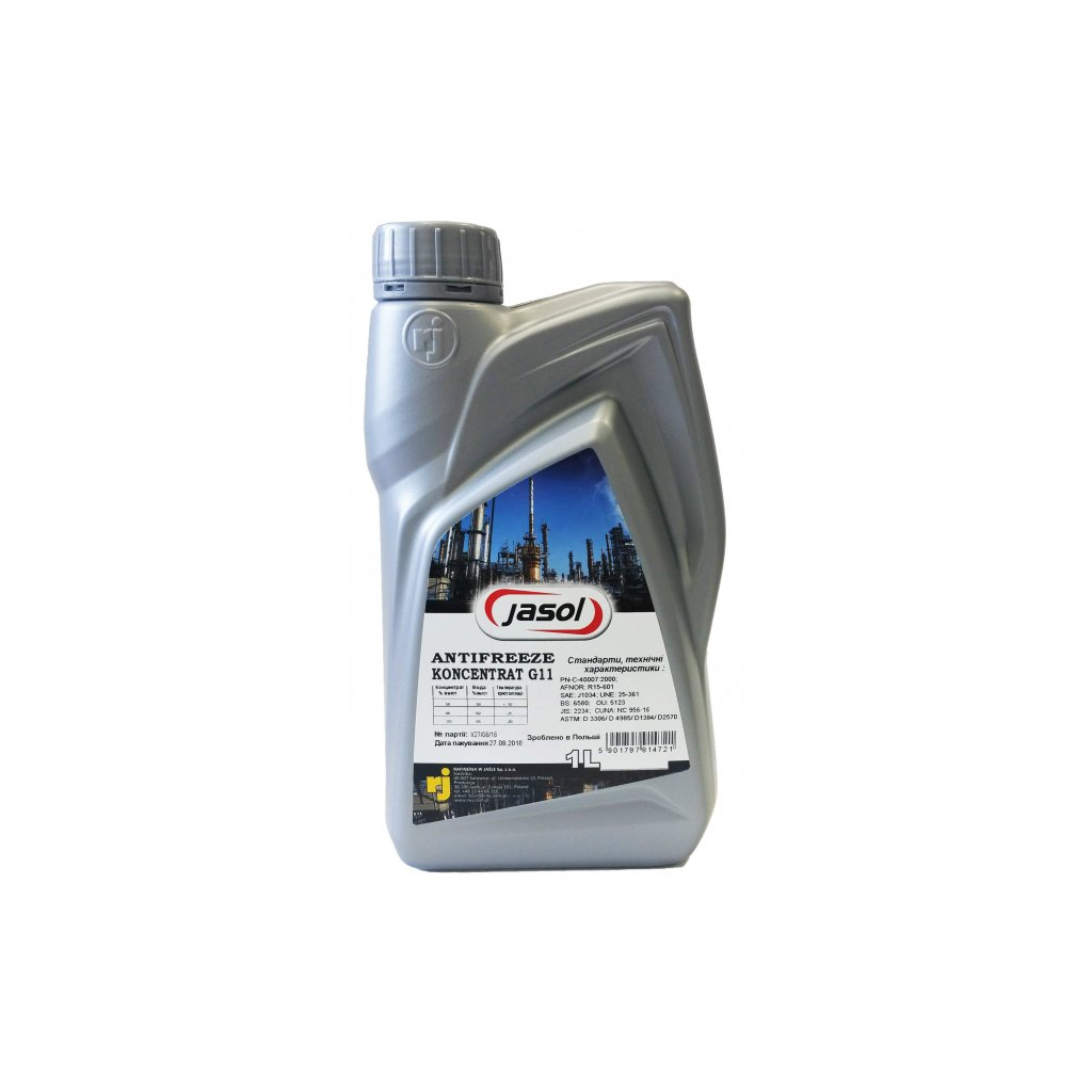 Антифриз JASOL EXTENDED LIFE KONCENTRAT G12+, 1L (0325113) - зображення 1