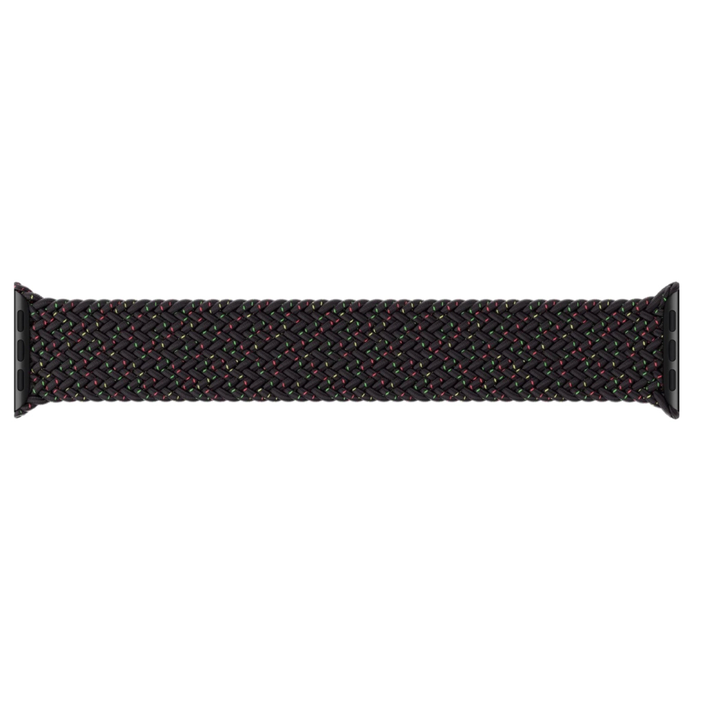 Ремінець до смарт-годинника Armorstandart Braided Solo Loop для Apple Watch 49/46/45/44/42 (Series 1-3) Black Unity Size 8 (160 mm) (ARM64908) - зображення 1