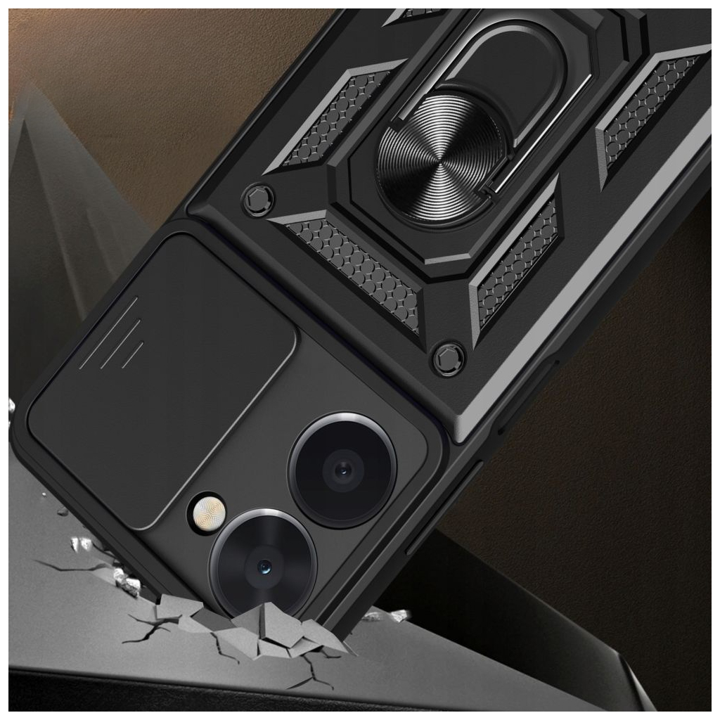 Чохол до мобільного телефона BeCover Military Realme 10 Black (709169) - зображення 4