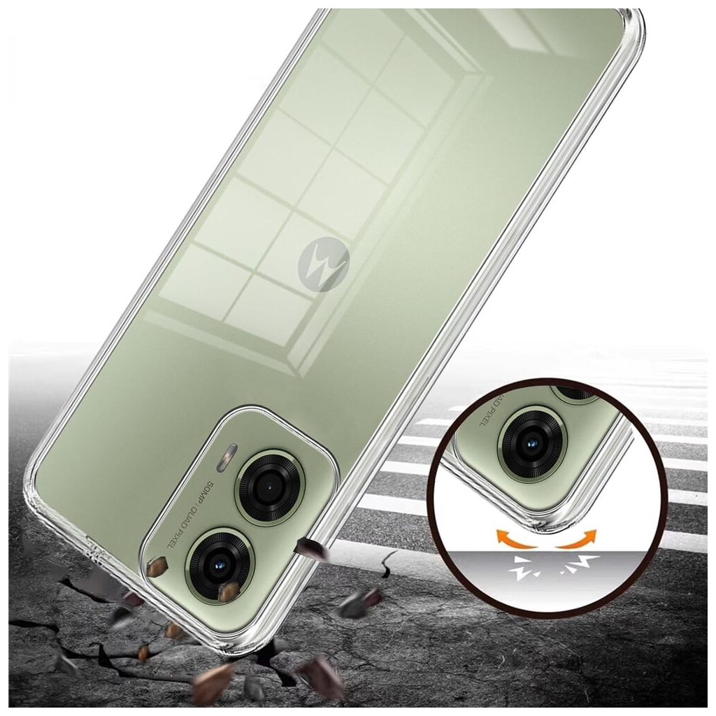 Чохол до мобільного телефона BeCover Motorola Moto G04/ E14 Transparancy (712286) - зображення 3