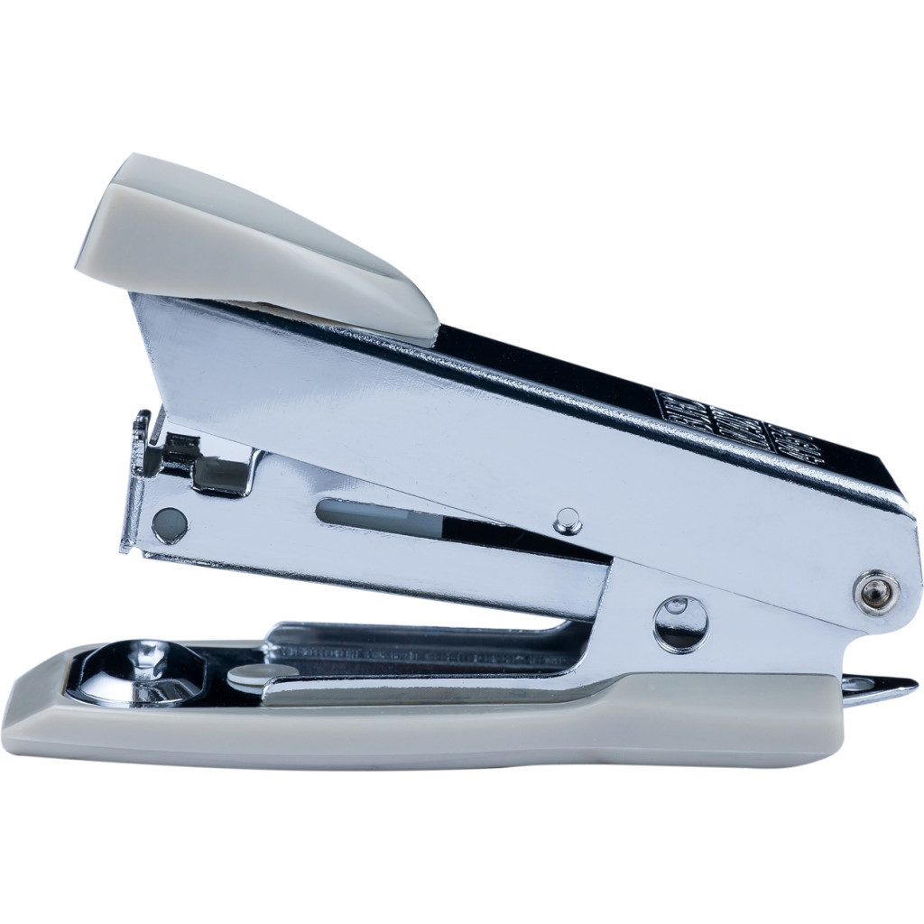 Степлер Buromax МІНІ №10,12 аркушів 61x34x25мм, сірий (BM.4151-09) - зображення 1