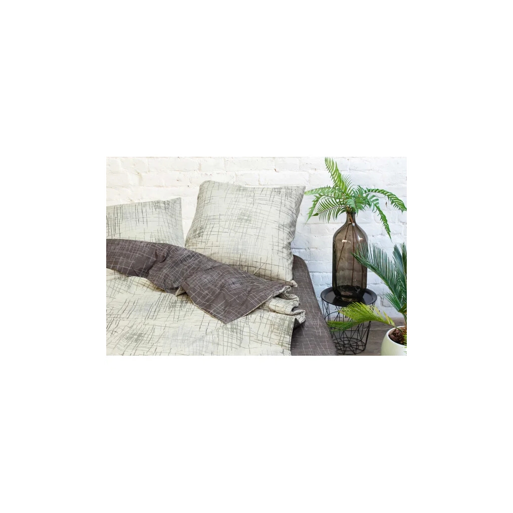 Постільна білизна Viluta 19010 Ранфорс з простирадлом на резинці євро (19010-ev_160) - зображення 4