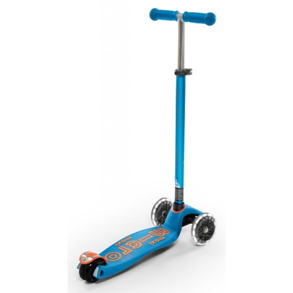Самокат Micro Maxi Deluxe Caribbean Blue LED (MMD085) - зображення 4