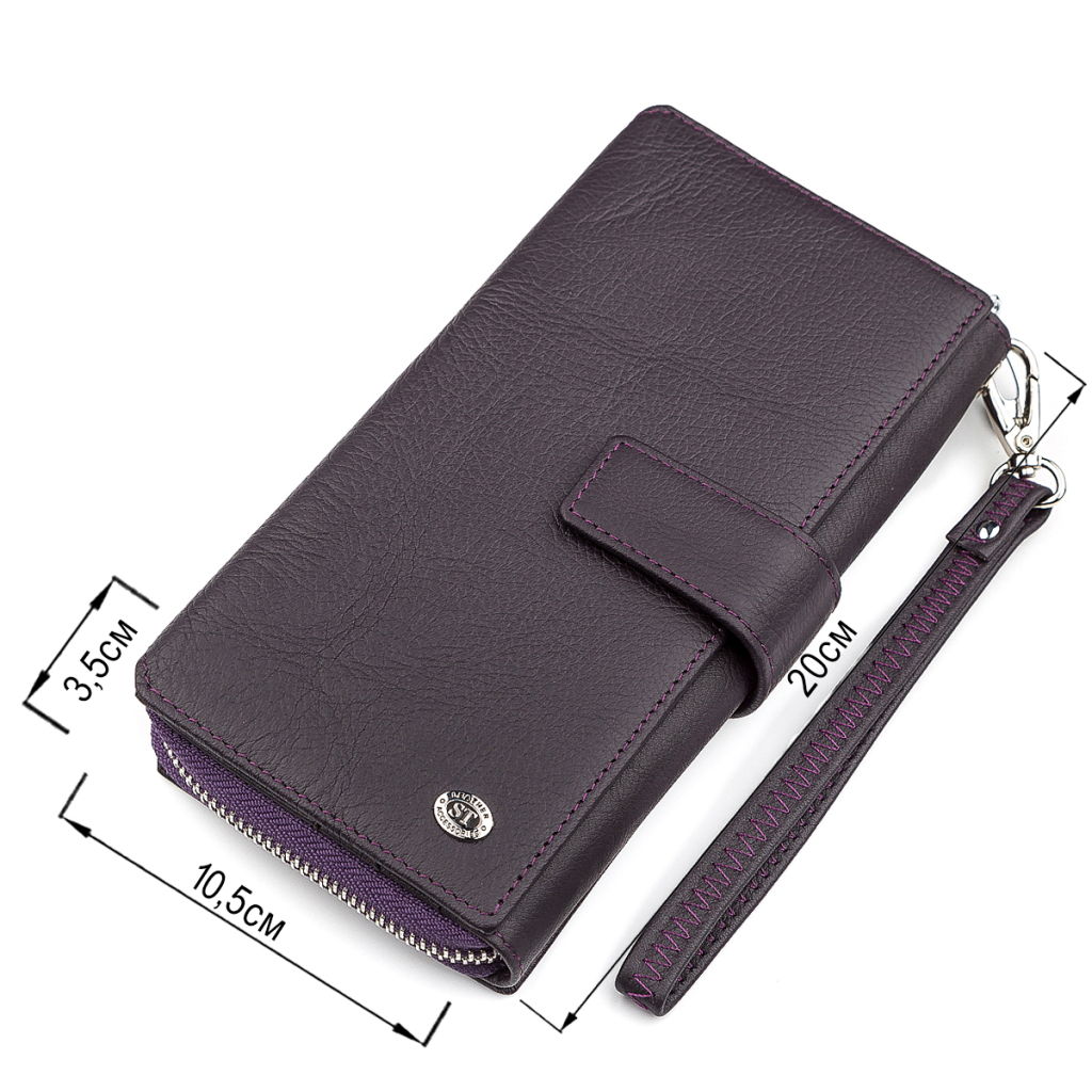 Гаманець ST Leather Фіолетовий (18455) - зображення 3