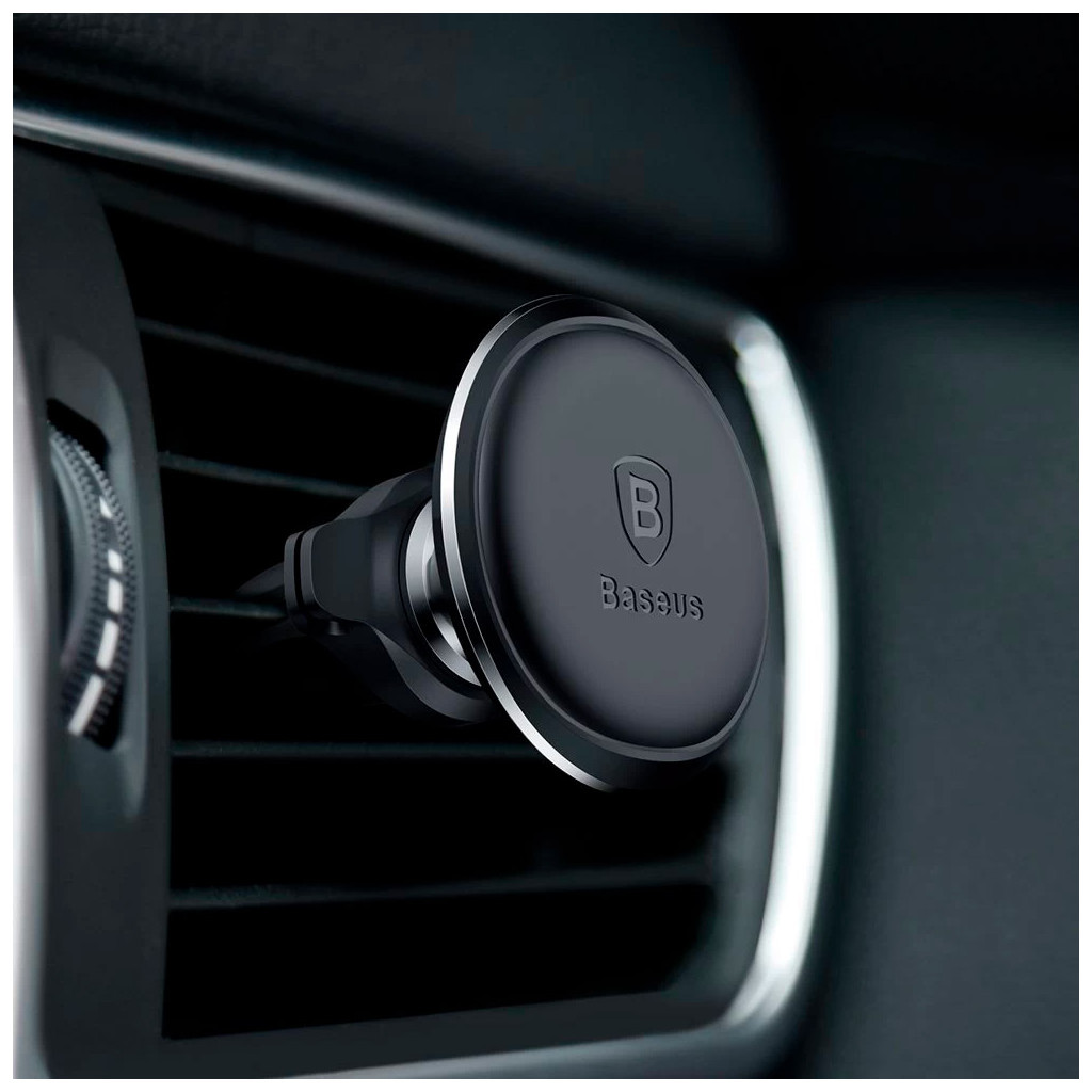 Універсальний автотримач Baseus Magnetic Air Vent Car (SUGX020001) - зображення 10