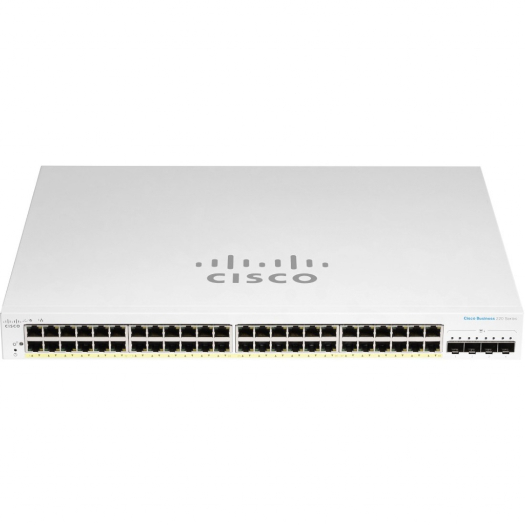 Комутатор мережевий Cisco CBS220-48T-4G-EU - зображення 1