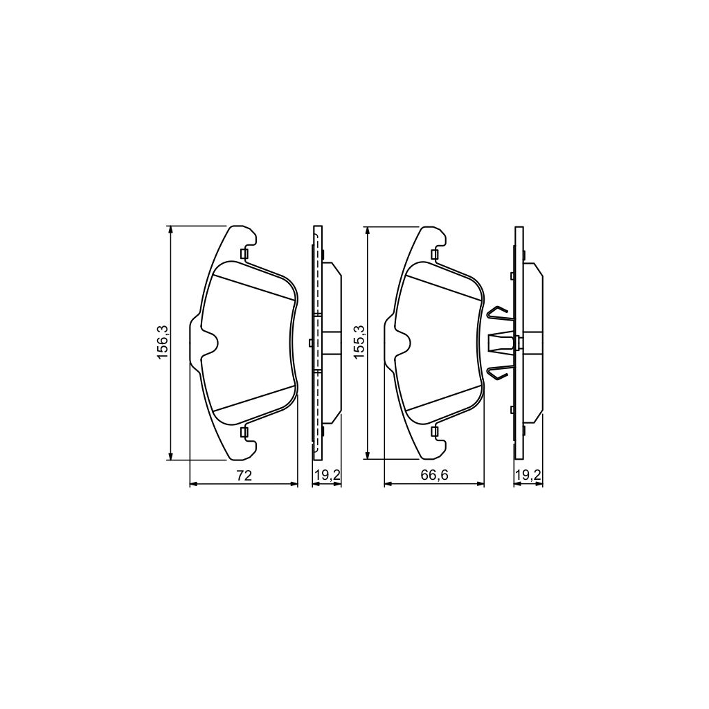 Гальмівні колодки Bosch 0 986 494 209 - зображення 4