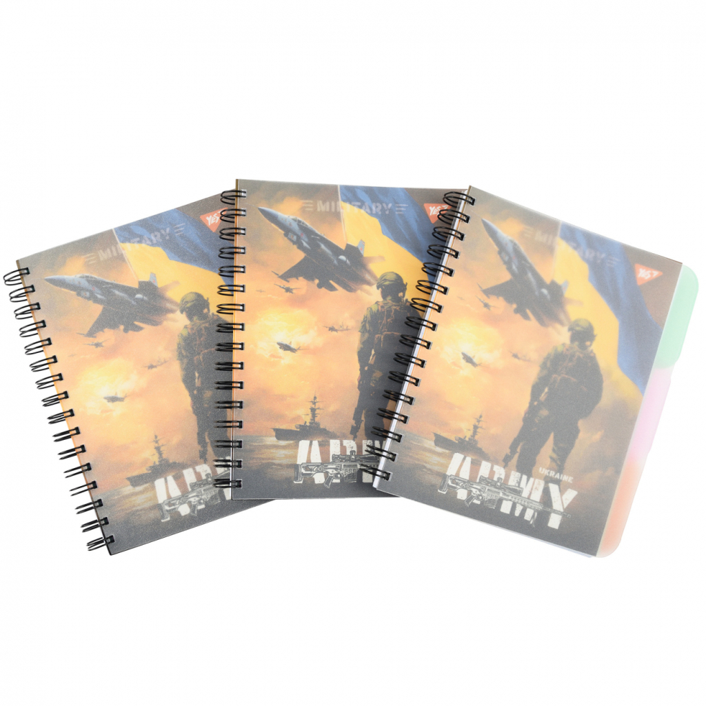 Блокнот Yes А5 Army Ukraine 144 аркуша пластикова обкладинка (681959) - зображення 2