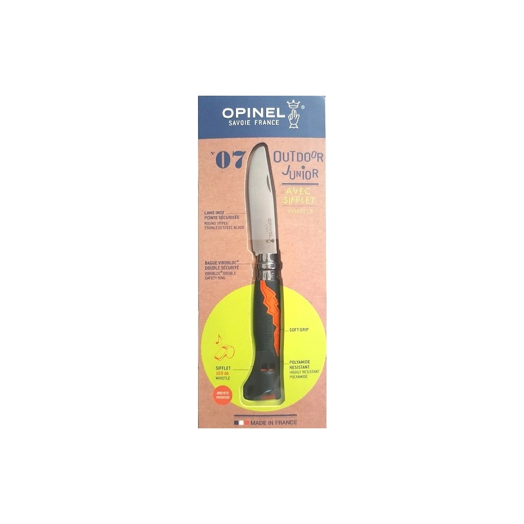 Ніж Opinel 7 Outdoor Junior помаранчевий (002151) - зображення 8