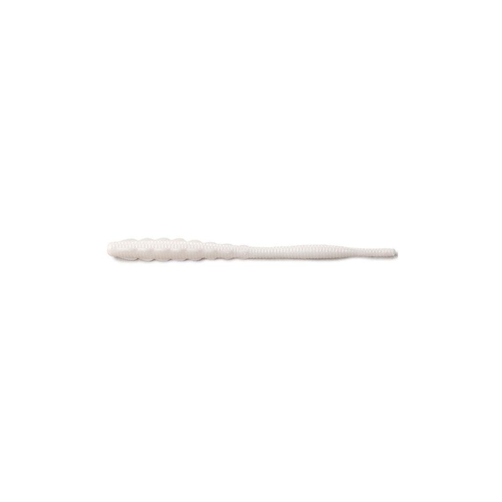 Силікон рибальський FishUP Scaly 2.8" 009 - White, cheese taste (10шт/уп) (1864.02.88) - зображення 1