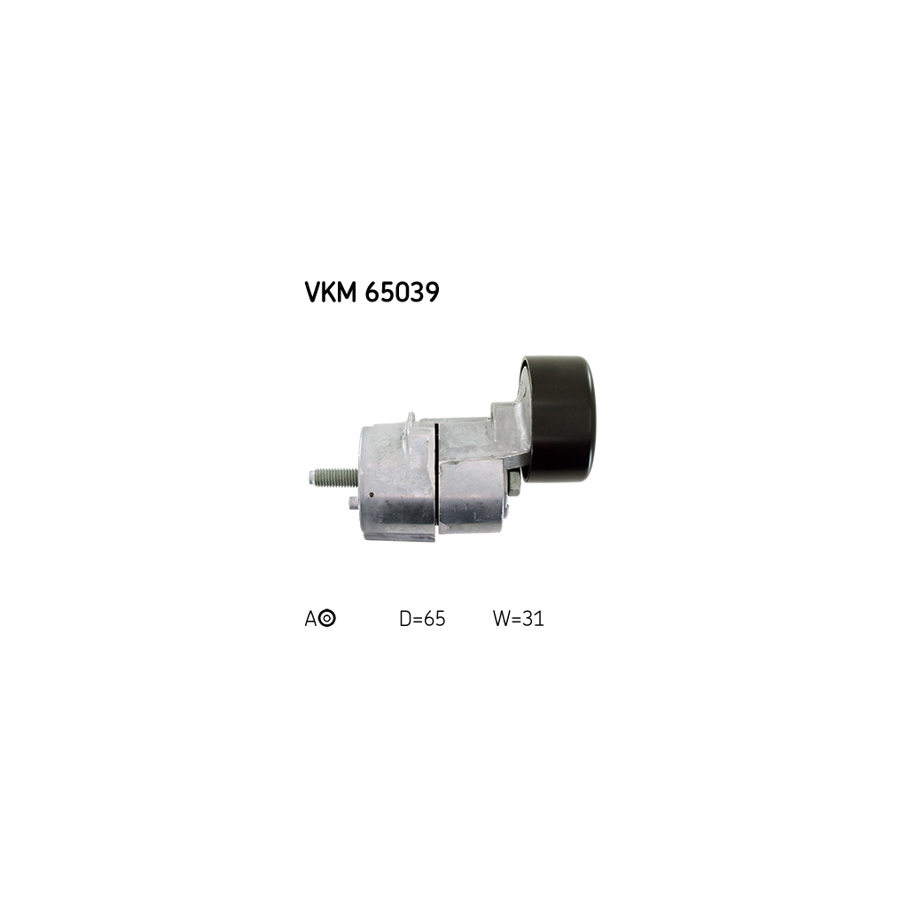 Натягувач ременя з роликом SKF VKM 65039 - зображення 3