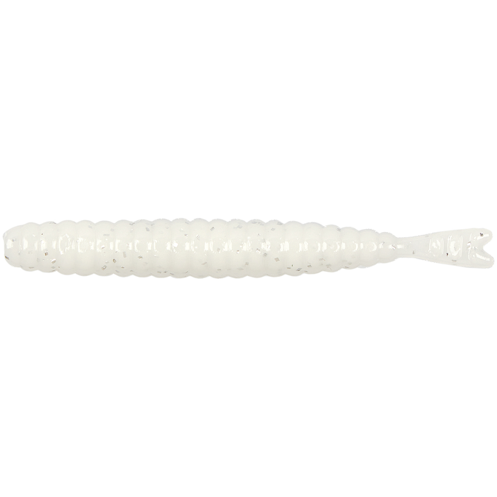 Силікон рибальський Reins Aji Slender 2" 103 Glow White Silver (12 шт/уп.) (1552.10.34) - зображення 1